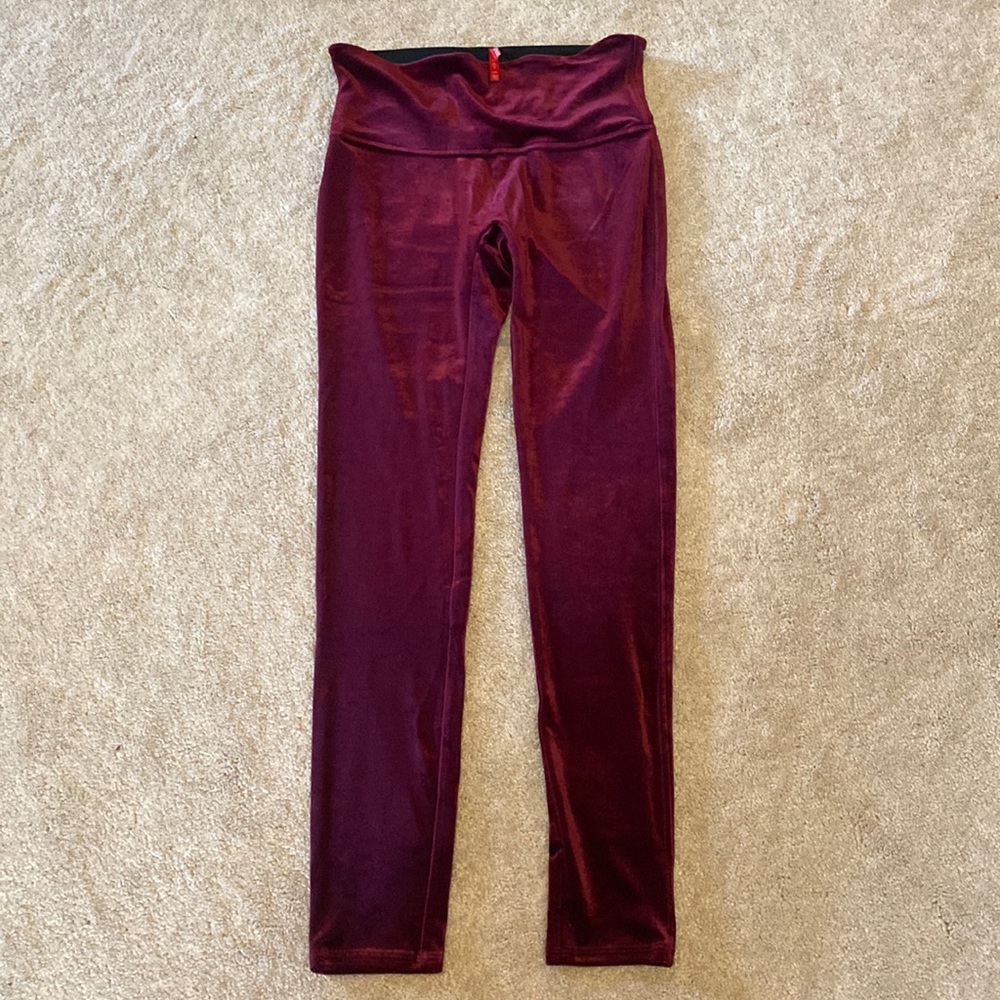 Velvet leggings